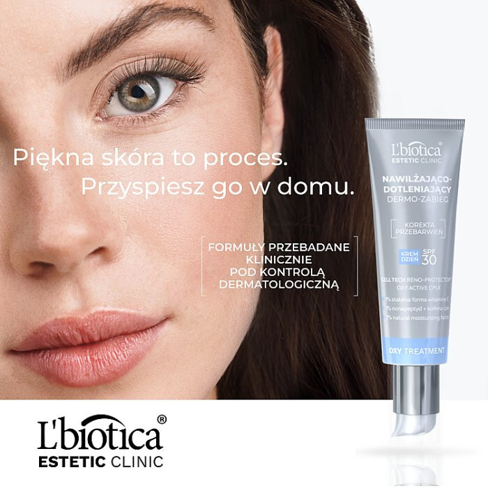 L'Biotica Estetic Clinic Oxy Treatment Nawilżająco-dotleniający Dermo-zabieg Krem Dzień SPF30 35 ml