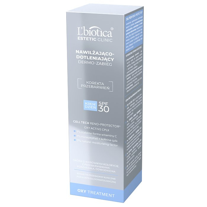 L'Biotica Estetic Clinic Oxy Treatment Nawilżająco-dotleniający Dermo-zabieg Krem Dzień SPF30 35 ml