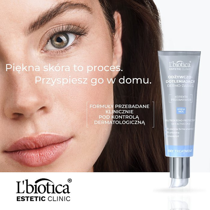 L'Biotica Estetic Clinic Oxy Treatment Odżywczo-dotleniający Dermo-zabieg Krem Noc 35 ml