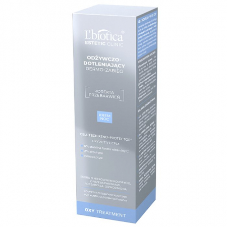 L'Biotica Estetic Clinic Oxy Treatment Odżywczo-dotleniający Dermo-zabieg Krem Noc 35 ml