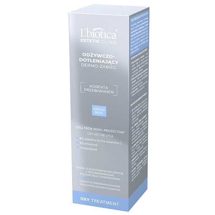 L'Biotica Estetic Clinic Oxy Treatment Odżywczo-dotleniający Dermo-zabieg Krem Noc 35 ml