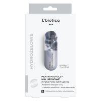 L'Biotica Hialuronowe płatki pod oczy Intensywne Nawilżanie, 3 pary