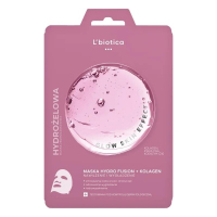 L'Biotica Hydrożelowa maska do twarzy z kolagenem, 1 szt.