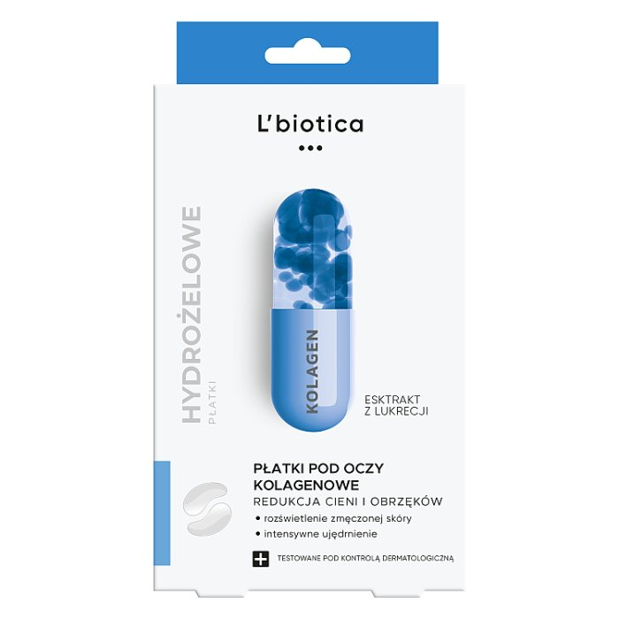 L'Biotica Kolagenowe płatki pod oczy, 3 x 2 szt.