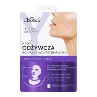 L'Biotica Lifting Strefy Y maska odżywcza rozjaśniająca przebarwienia do twarzy, 1 szt.
