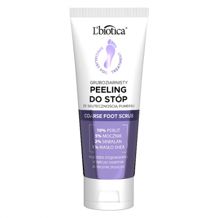 L'Biotica Peeling gruboziarnisty do stóp 75 ml