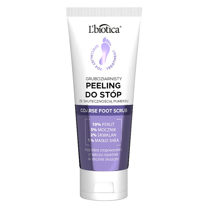 L'Biotica Peeling gruboziarnisty do stóp 75 ml