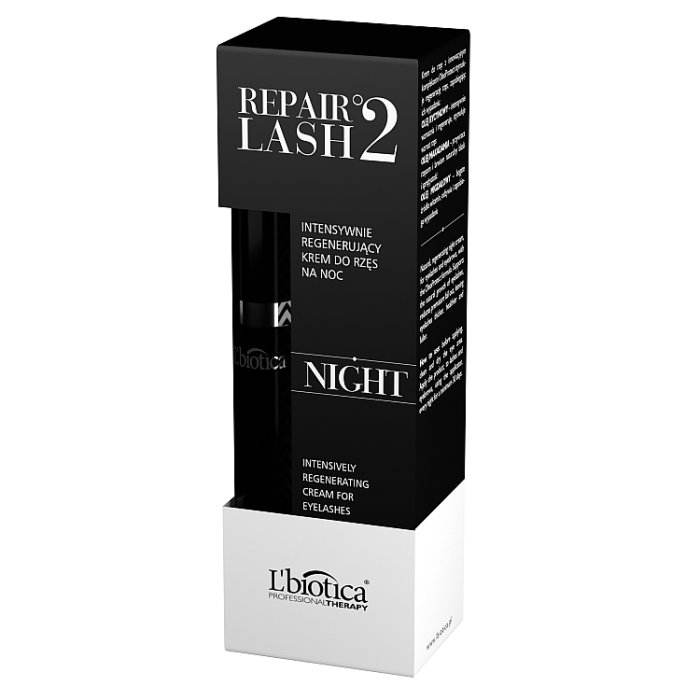 L'Biotica Repair Lash 2 intensywnie regenerujący krem do rzęs na noc 7 ml