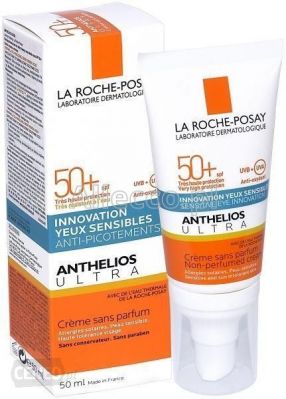LA ROCHE ANTHELIOS ULTRA Bezzapachowy krem do skóry twarzy oraz okolic oczu SPF50 50 ml