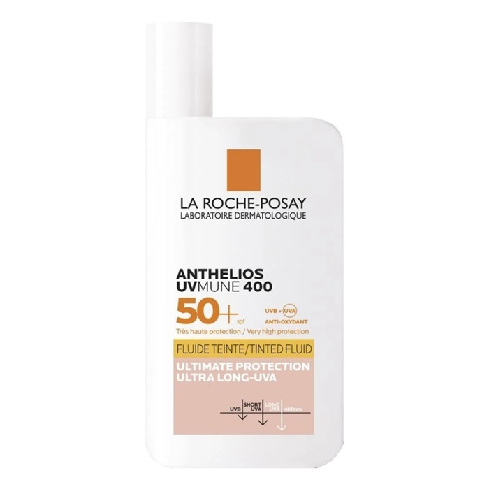 La Roche-Posay Anthelios UVMune 400 fluid przeciwsłoneczny barwiący SPF 50+, 50 ml