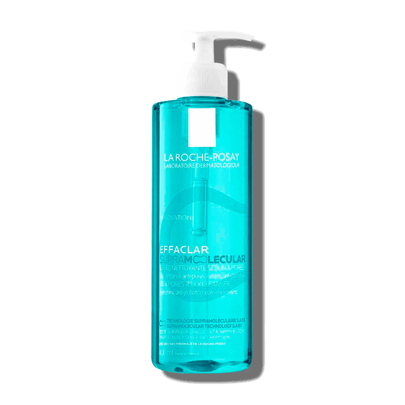 La Roche-Posay Effaclar Supramolecular żel oczyszczający pory i redukujący sebum, 400 ml