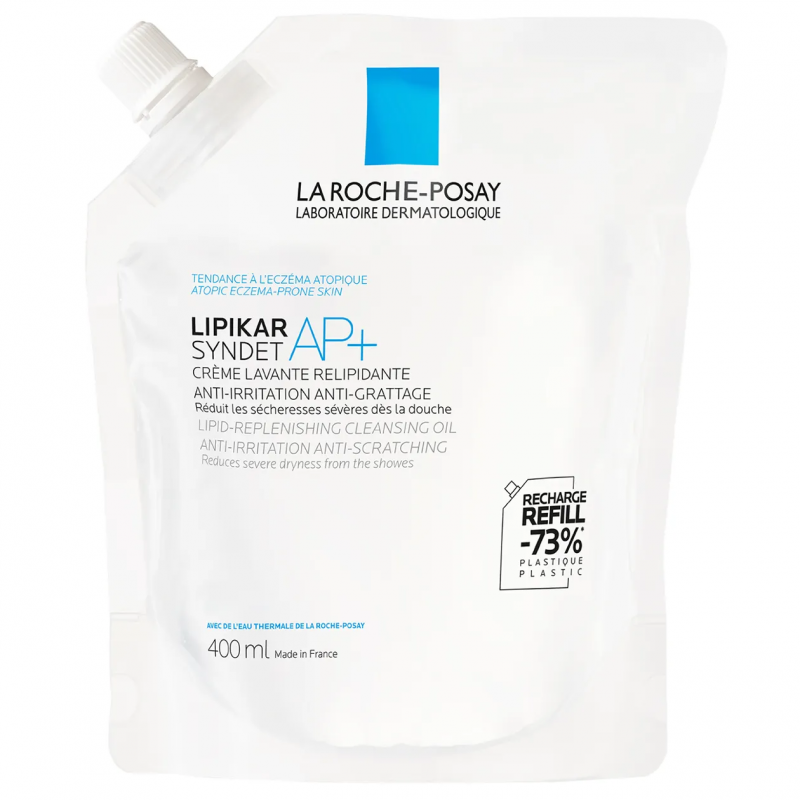 La Roche Posay Lipikar Syndet AP+ krem myjący zapas, 400 ml