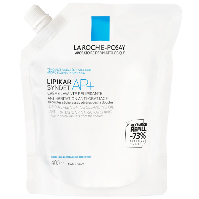La Roche-Posay Lipikar Syndet AP+ Ultradelikatny krem myjący do ciała Refill, 400 ml