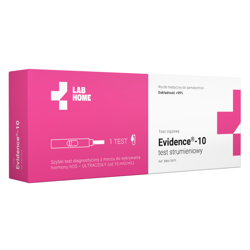 Lab Home Evidence-10 Test ciążowy strumieniowy, 1 szt.