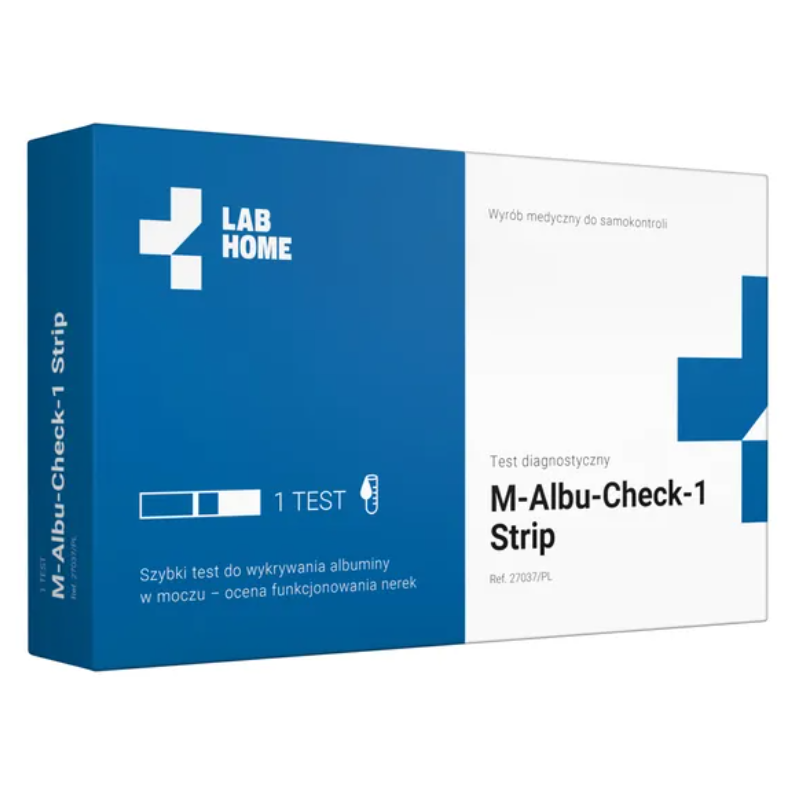 Lab Home M-Albu-Check-1 Strip Test, 1 szt.