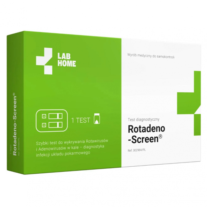 Lab Home Rotadeno-Screen Test na rotawirusy i adenowirusy, 1 szt.