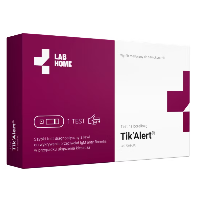 Lab Home Tik'Alert Test na boreliozę, 1 szt.