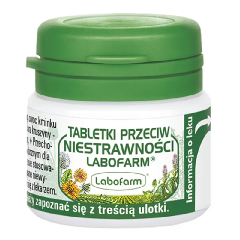 Labofarm Tabletki przeciw niestrawności, 20 szt.