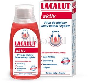 Lacalut Activ płyn do płukania jamy ustnej, 300 ml