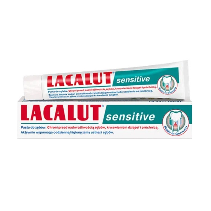 Lacalut Sensitive remineralizacja i wybielanie pasta do wrażliwych zębów, 75 ml