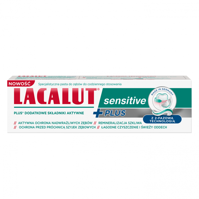 Lacalut Sensitive Plus pasta do zębów, 75 ml