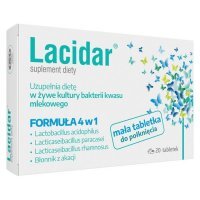 Lacidar 20 tabletek