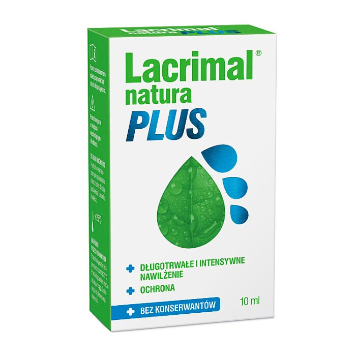 Lacrimal Natura Plus krople do oczu 10 ml