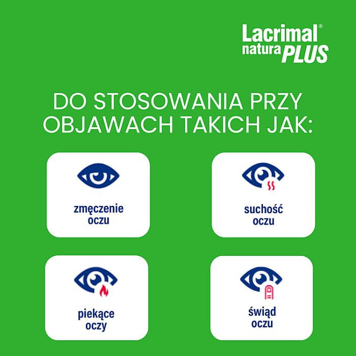 Lacrimal Natura Plus krople do oczu 10 ml