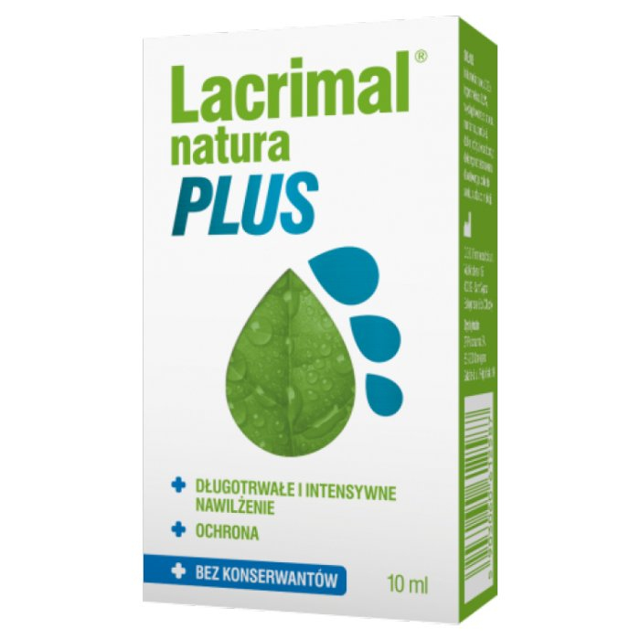 Lacrimal Natura Plus krople do oczu 10 ml