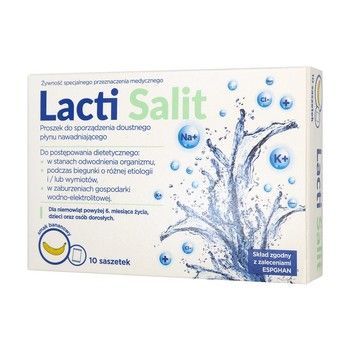 Lacti Salit 10 saszetek z proszkiem do sporządzenia zawiesiny