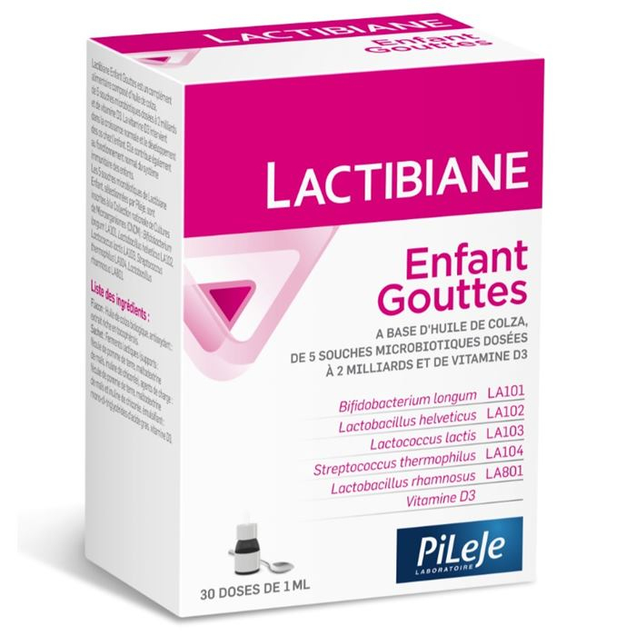 Lactibiane dla dzieci probiotyk z witaminą D w kroplach, 30 porcji