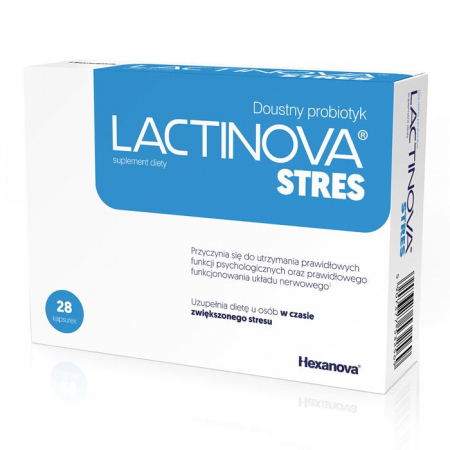 Lactinova Stres probiotyk w kapsułkach, 28 szt.