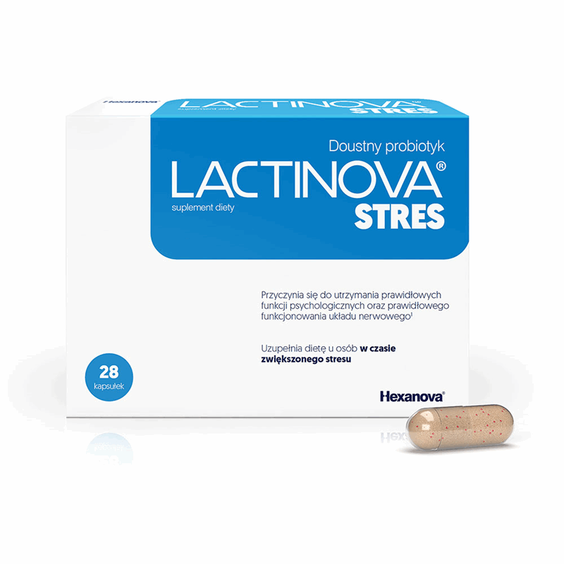 Lactinova Stres probiotyk w kapsułkach, 28 szt.
