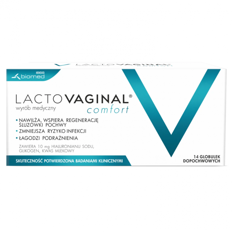 Lactovaginal Comfort globulki dopochwowe, 14 szt.
