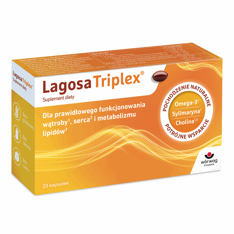 Lagosa Triplex kapsułki, 20 szt.