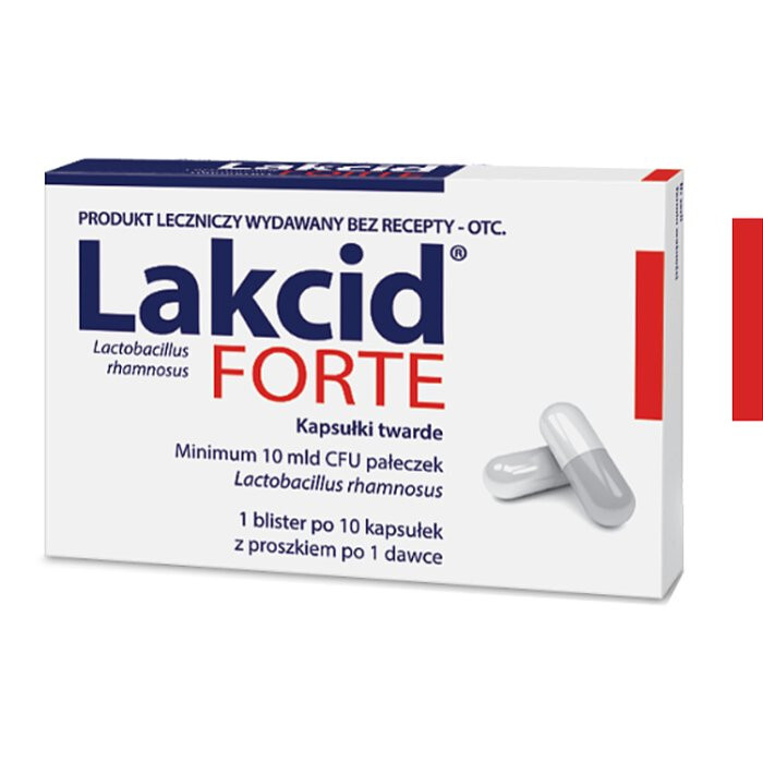 Lakcid forte 10 kapsułek / Flora bakteryjna