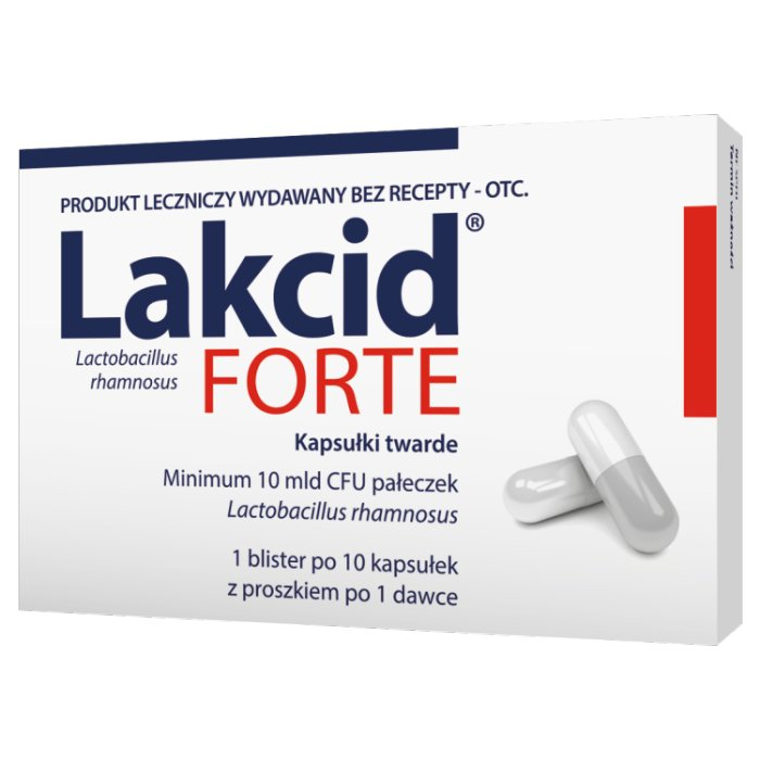 Lakcid forte 10 kapsułek / Flora bakteryjna