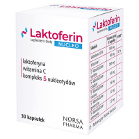 Laktoferin Nucleo kapsułki z laktoferyną i kompleksem nukleotydów, 30 szt.