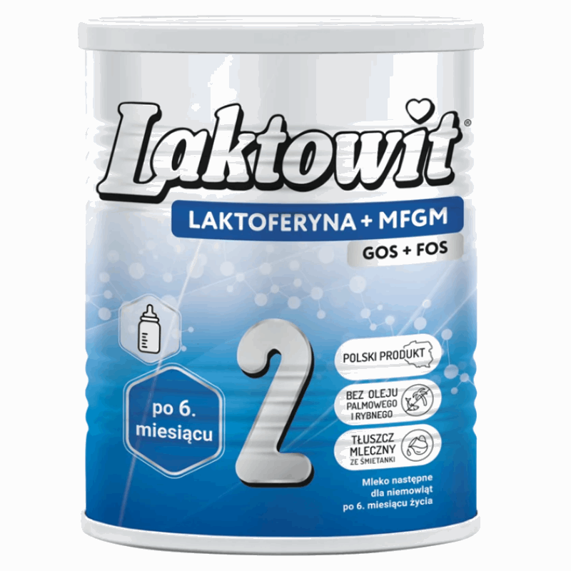 Laktowit Laktoferyna + MFGM 2 mleko następne dla niemowląt po 6. miesiącu, 400 g
