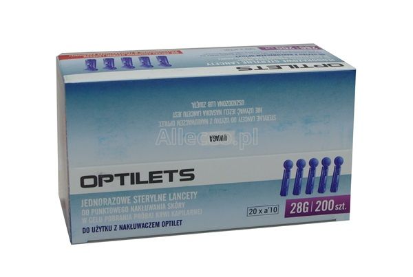 Lancety OptiLets sterylne 200 szt.