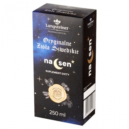 Langsteiner Oryginalne Zioła Szwedzkie na sen płyn, 250 ml