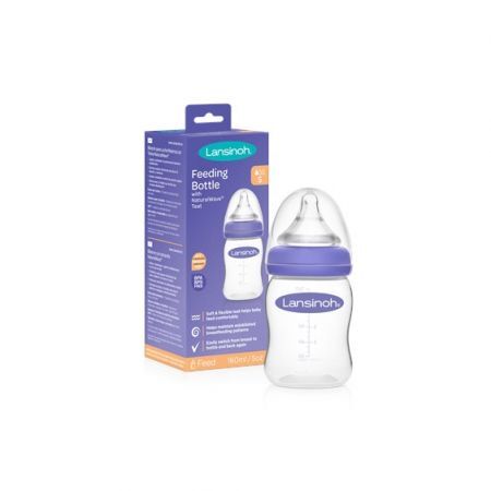 Lansinoh Butelka do karmienia ze smoczkiem Natural Wave® 160 ml