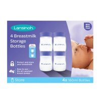 Lansinoh butelki do przechowywania pokarmu dla niemowląt, 4 szt.