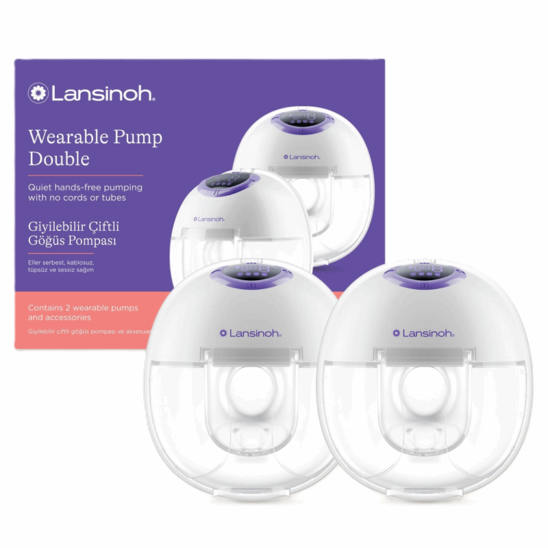 Lansinoh Laktator podwójny bezprzewodowy Hands-free, 2 szt.