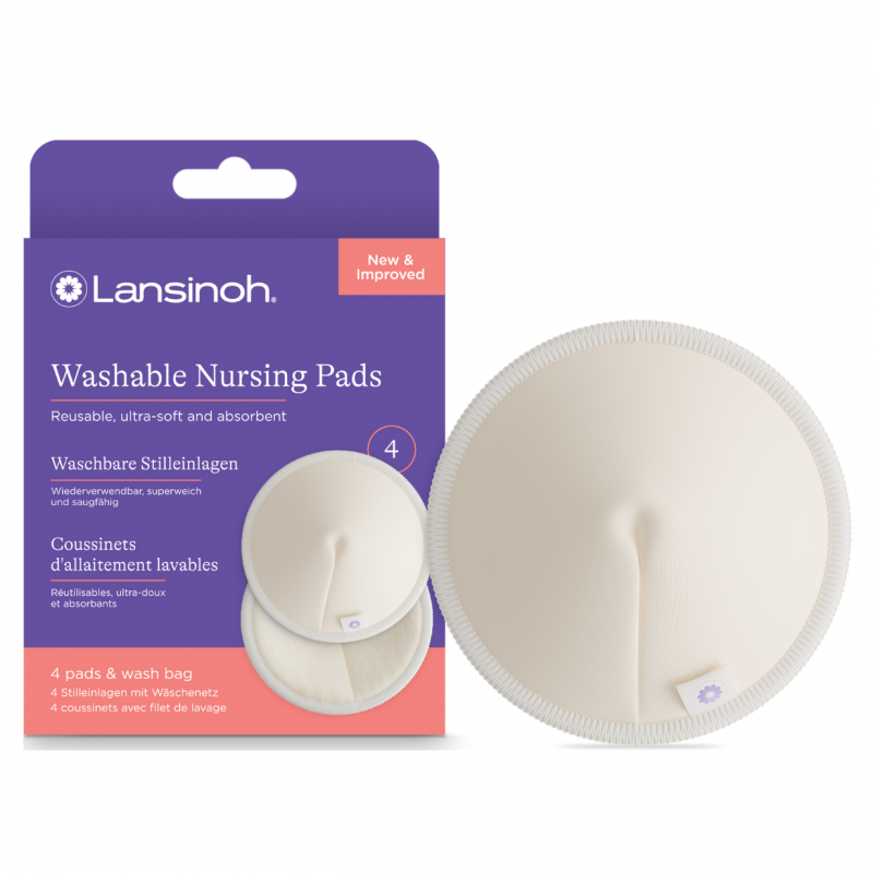 Lansinoh Wkładki laktacyjne wielokrotnego użytku, 4 szt.