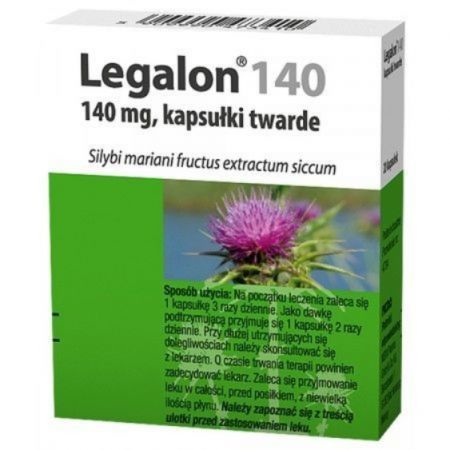 Legalon 140 20 kapsułek