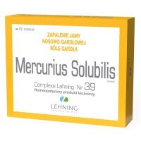 Lehning Mercurius Solubilis Nr 39 tabletki, 80 szt.