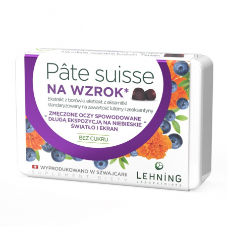 Lehning Pate Suisse Na wzrok żelki, 50 g