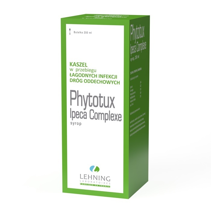 Lehning Phytotux Ipeca Complexe syrop, 250 ml