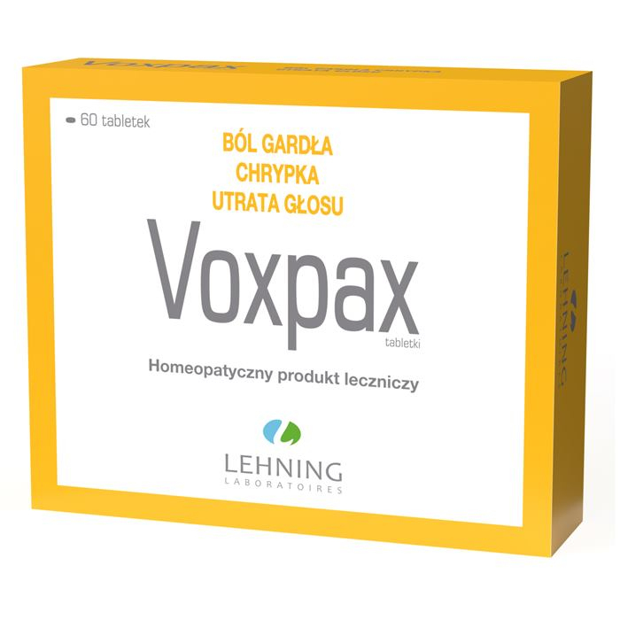 Lehning Voxpax tabletki, 60 szt.
